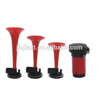 12V 3 trumpets musical air horn with pump