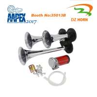 DZ horn Zinc Chrome Electric Air Horn Alpex Truck Air Horn for Car/Truck/Bus big air horn